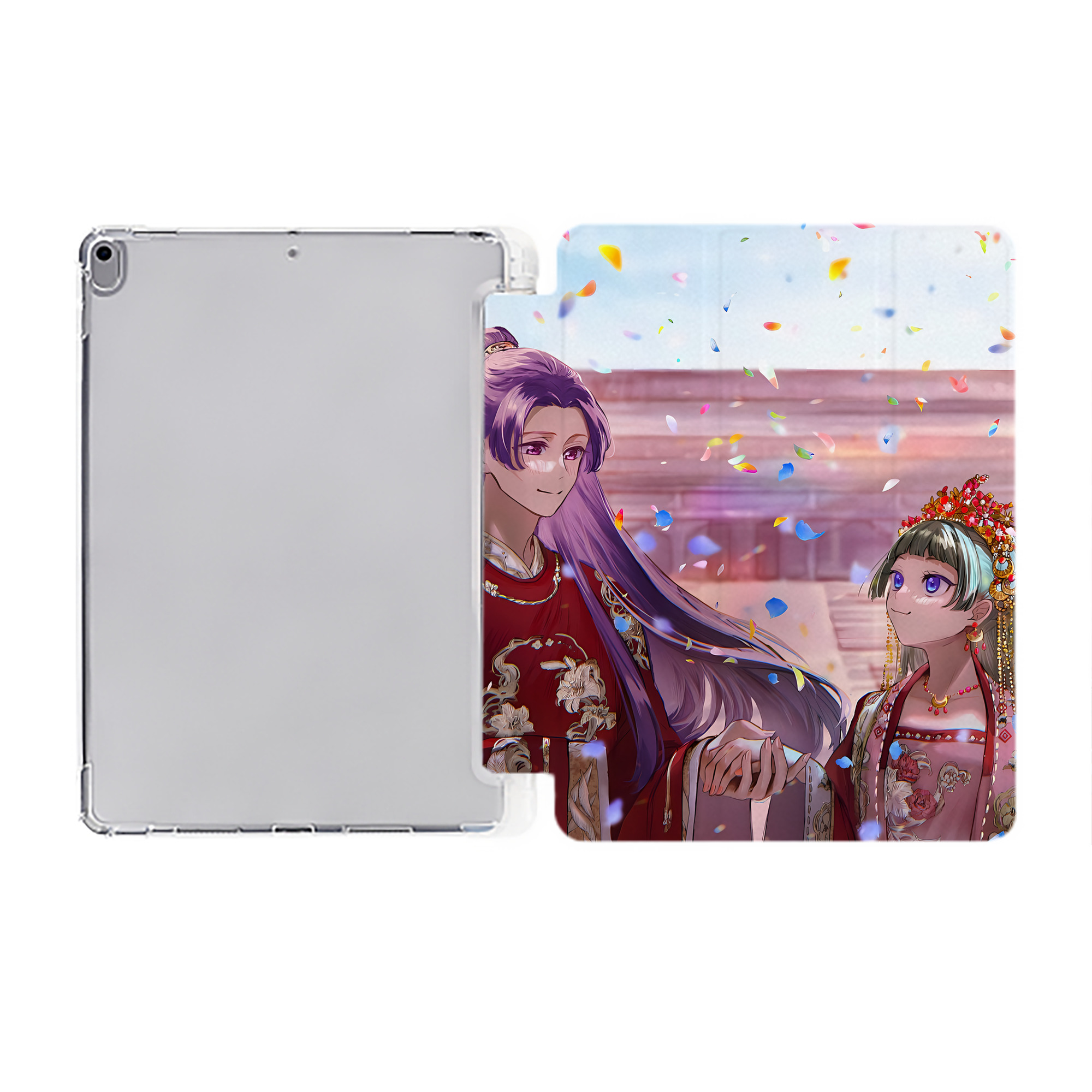 （画像用） 薬屋のひとりごと The Apothecary Diaries IPad ケース ペン収納付き 三つ折りスタンド PUレザー×シリコン 対応機種9.5/10.5/10.9インチ